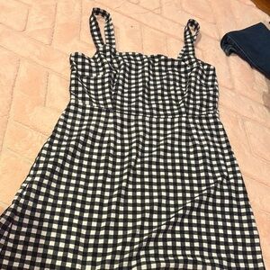 BP Black and White Checkered Top